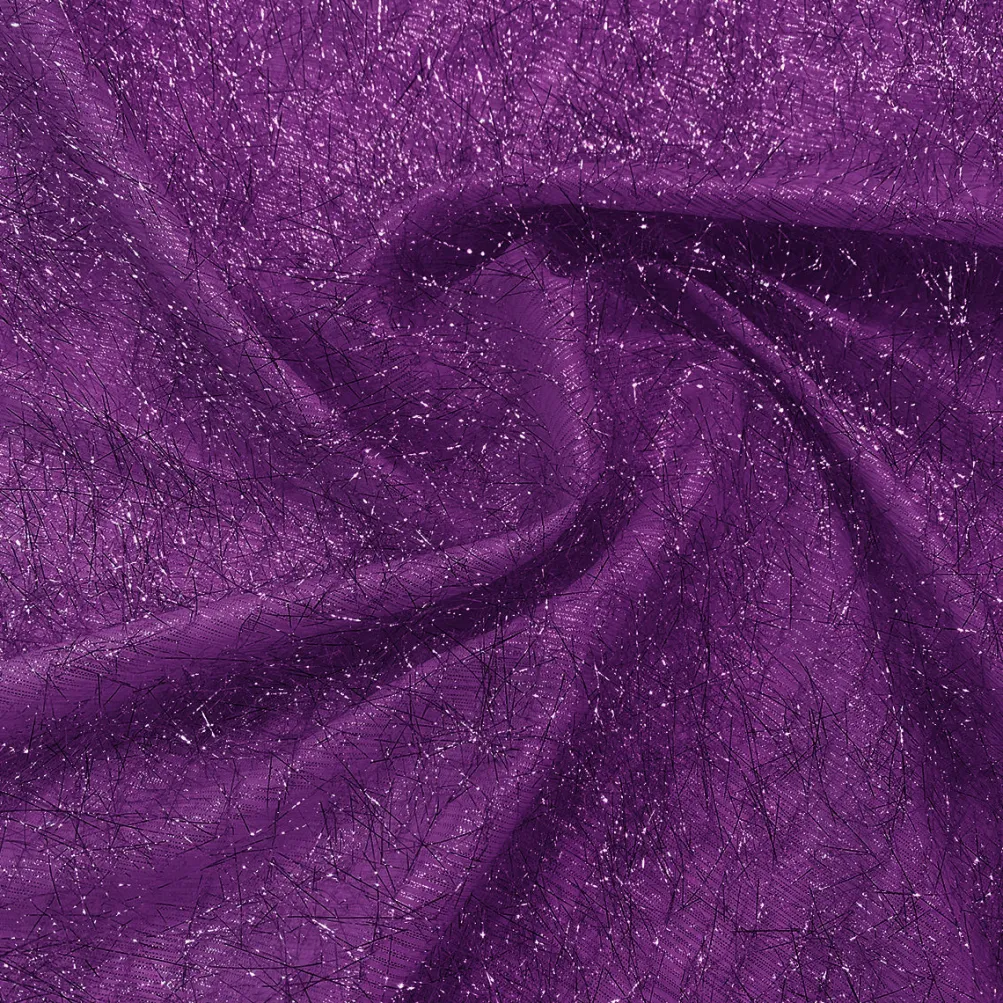 String Metallic Table Runner in Purple