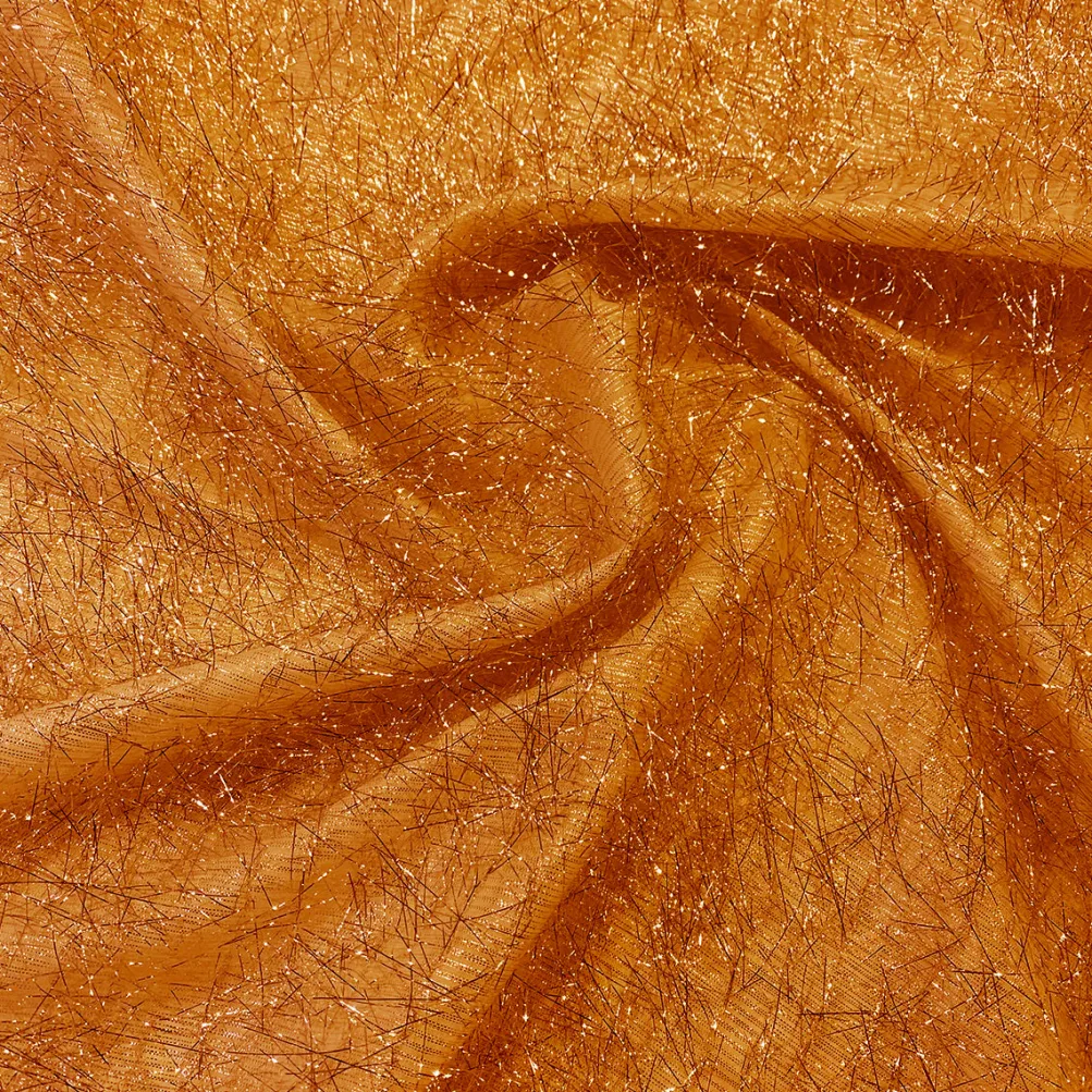 String Metallic Table Runner in Orange