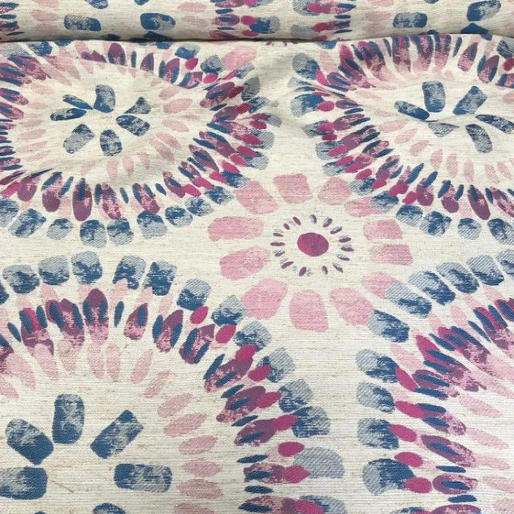 Sundaze Jacquard (Reversible) Table Napkin in Fuchsia and Blue