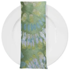 Sundaze Jacquard (Reversible) Table Napkin in Yellow and Blue