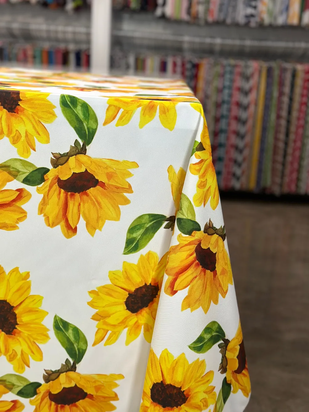 Sunflower (Poly Print) Table Linen