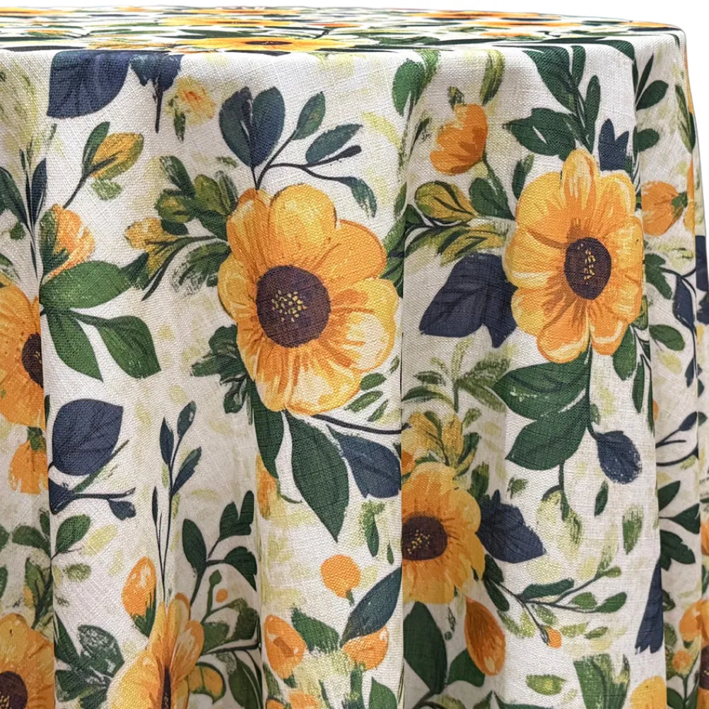 Sunshine Blooms Table Linen