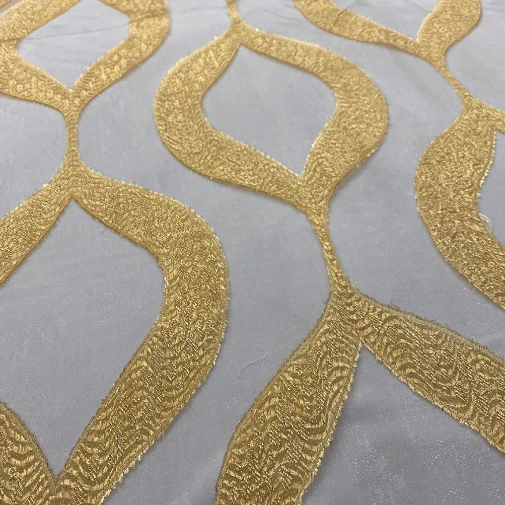 Tabriz Organza Table Linen in Gold
