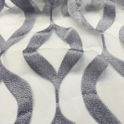 Tabriz Organza Table Runner in Silver