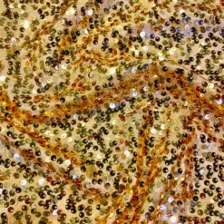 Taffeta Sequins Table Linen in Gold