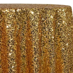 Taffeta Sequins Table Linen in Gold