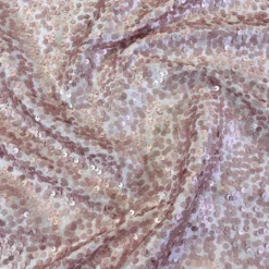 Taffeta Sequins Table Linen in Blush Matte
