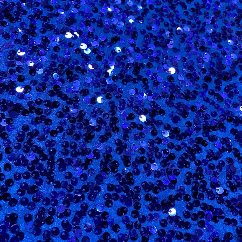 Taffeta Sequins Table Linen in Royal