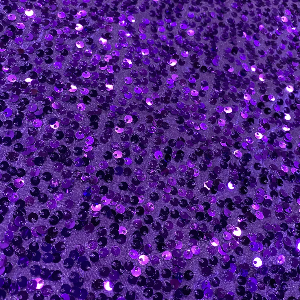 Taffeta Sequins Table Linen in Purple