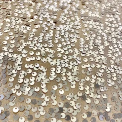 Taffeta Sequins Table Runner in Champagne