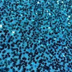 Taffeta Sequins Table Runner in Turquoise