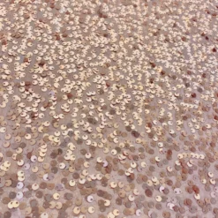Taffeta Sequins (w/ Poly Lining) Table Napkin in Blush