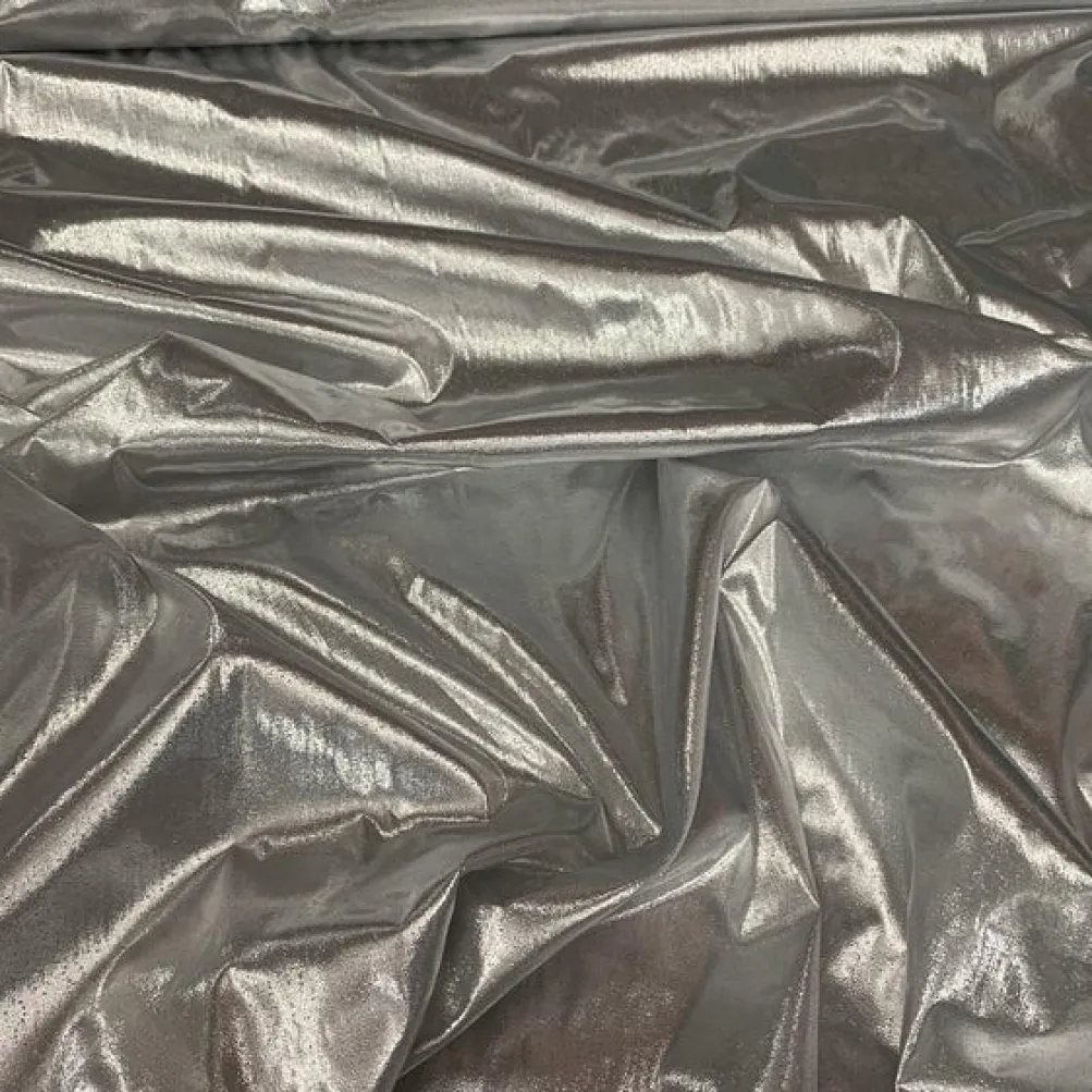 Tissue Lame Table Linen in Silver