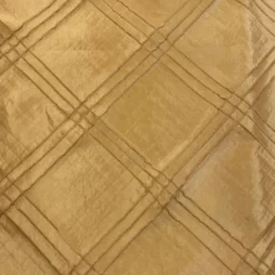 Triple Pleat Pintuck Table Linen in Gold