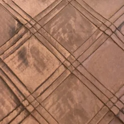 Triple Pleat Pintuck Table Runner in Brown