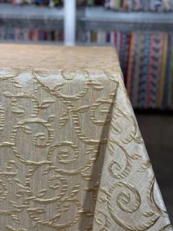 Tuscany Jacquard (Reversible) Table Linen in Ivory