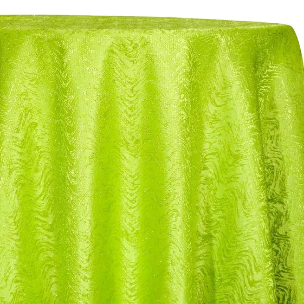 Twinkle Tensil Table Linen in Lime