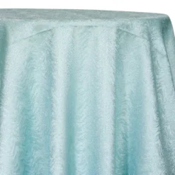 Twinkle Tensil Table Linen in Teal Green