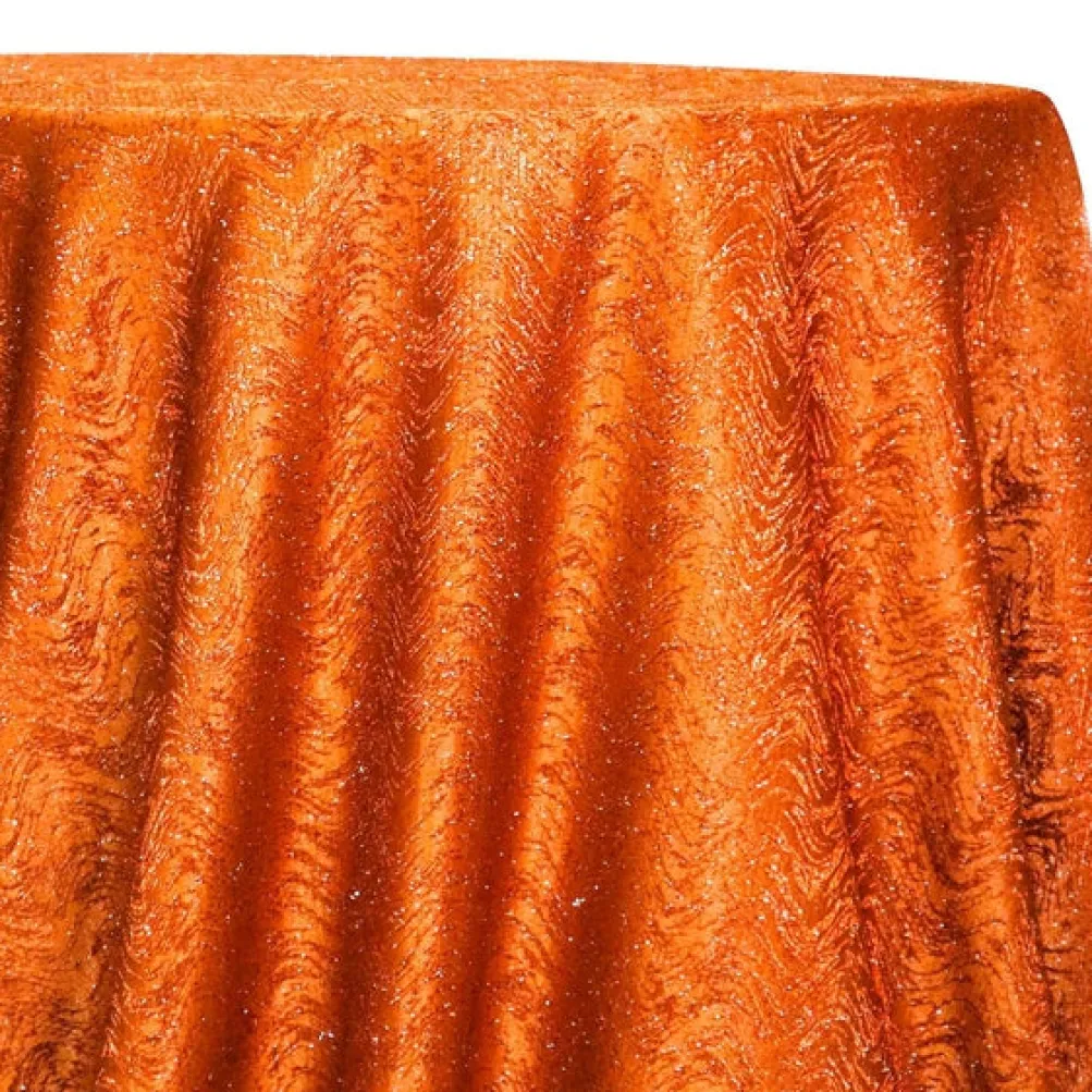 Twinkle Tensil Table Linen in Rust