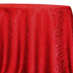 Twinkle Tensil Table Linen in Red