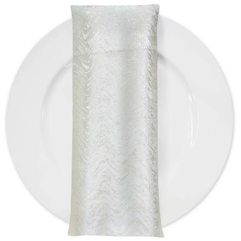 Twinkle Tensil Table Napkin in Ivory