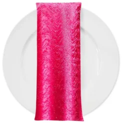 Twinkle Tensil Table Napkin in Fuchsia
