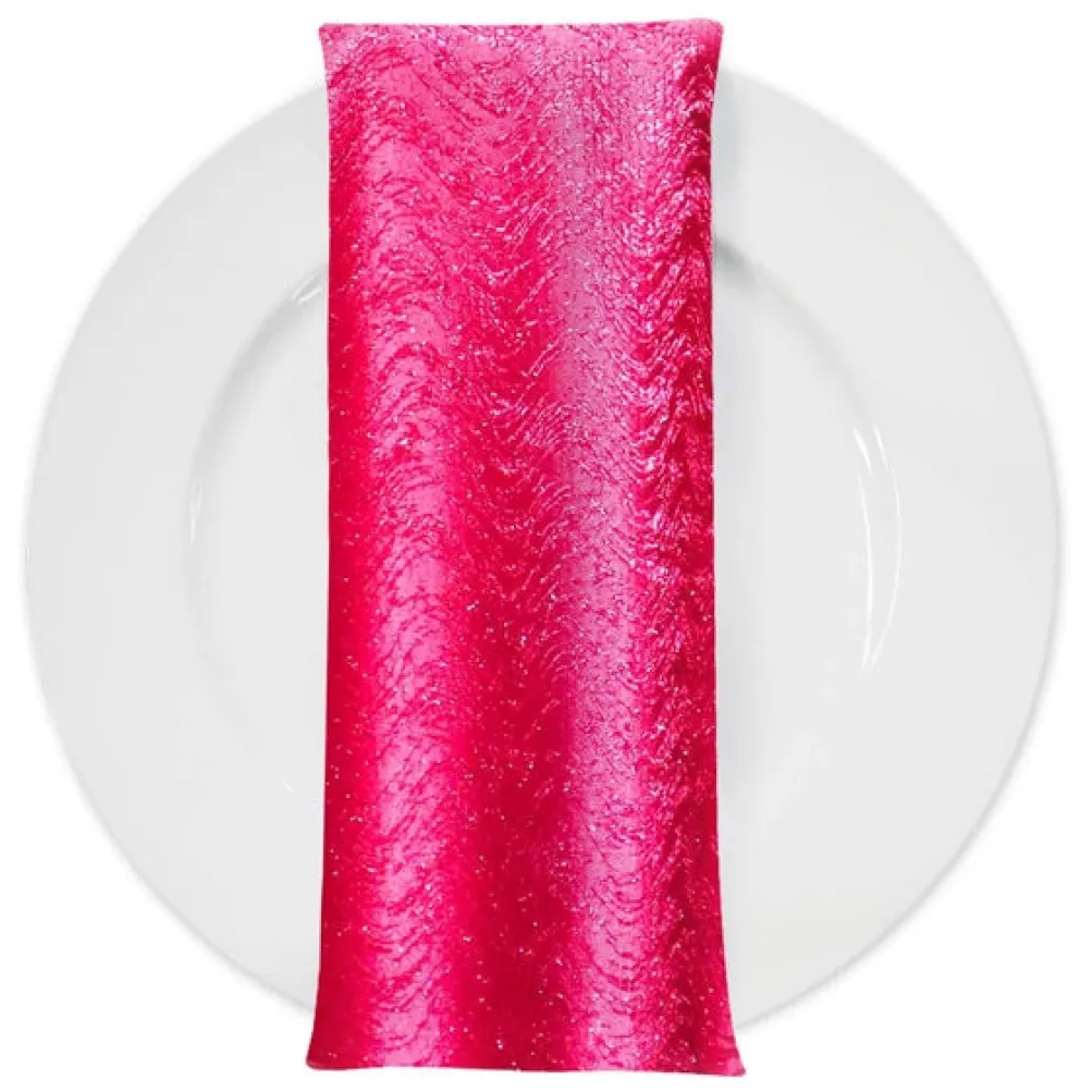 Twinkle Tensil Table Napkin in Fuchsia