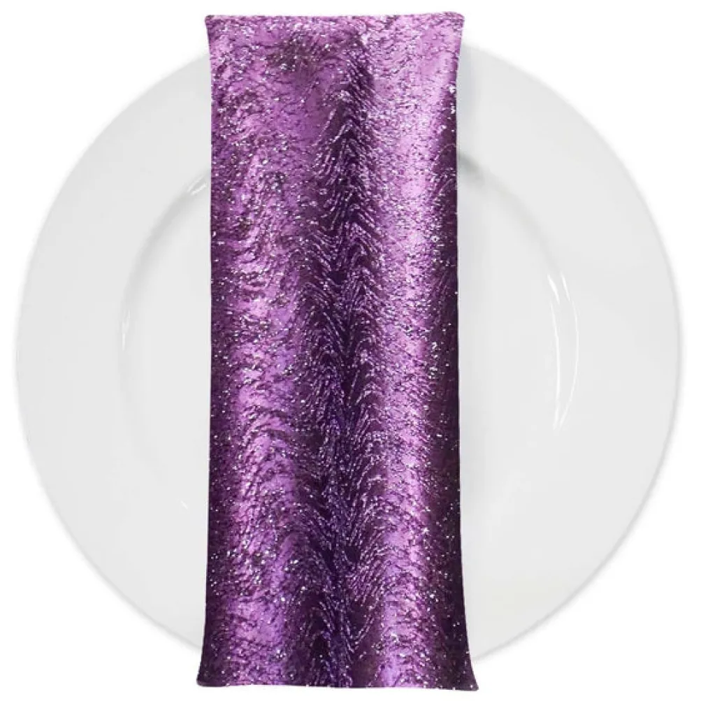 Twinkle Tensil Table Napkin in Plum