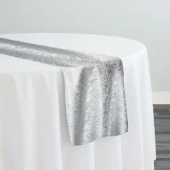 Twinkle Tensil Table Runner in Silver