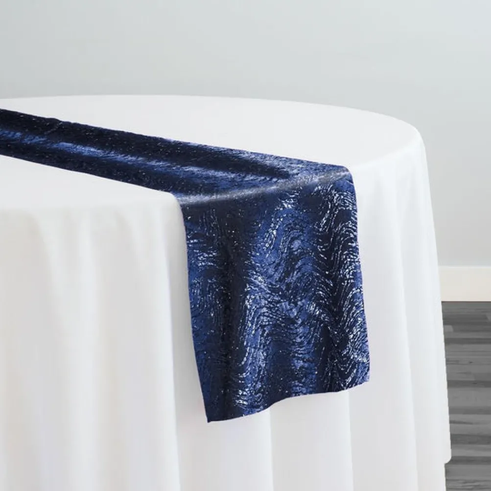 Twinkle Tensil Table Runner in Navy