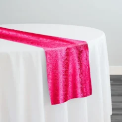 Twinkle Tensil Table Runner in Fuchsia