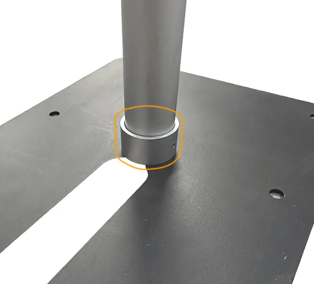 Upright Anti-Dent Support