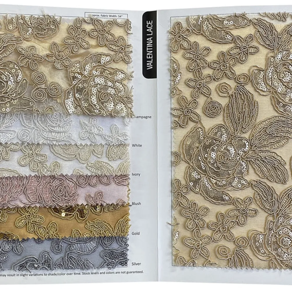 Valentina Lace Table Runner in Silver