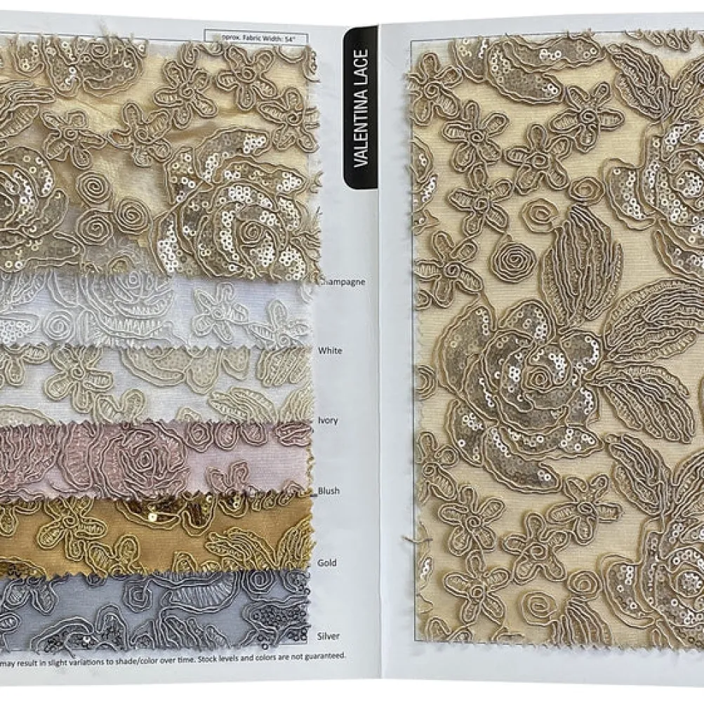 Valentina Lace (w/ Poly Lining) Table in Champagne