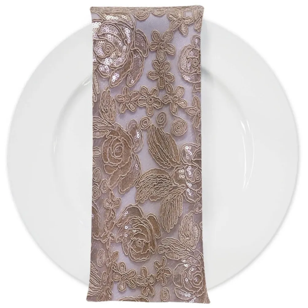 Valentina Lace (w/ Poly Lining) Table in Champagne