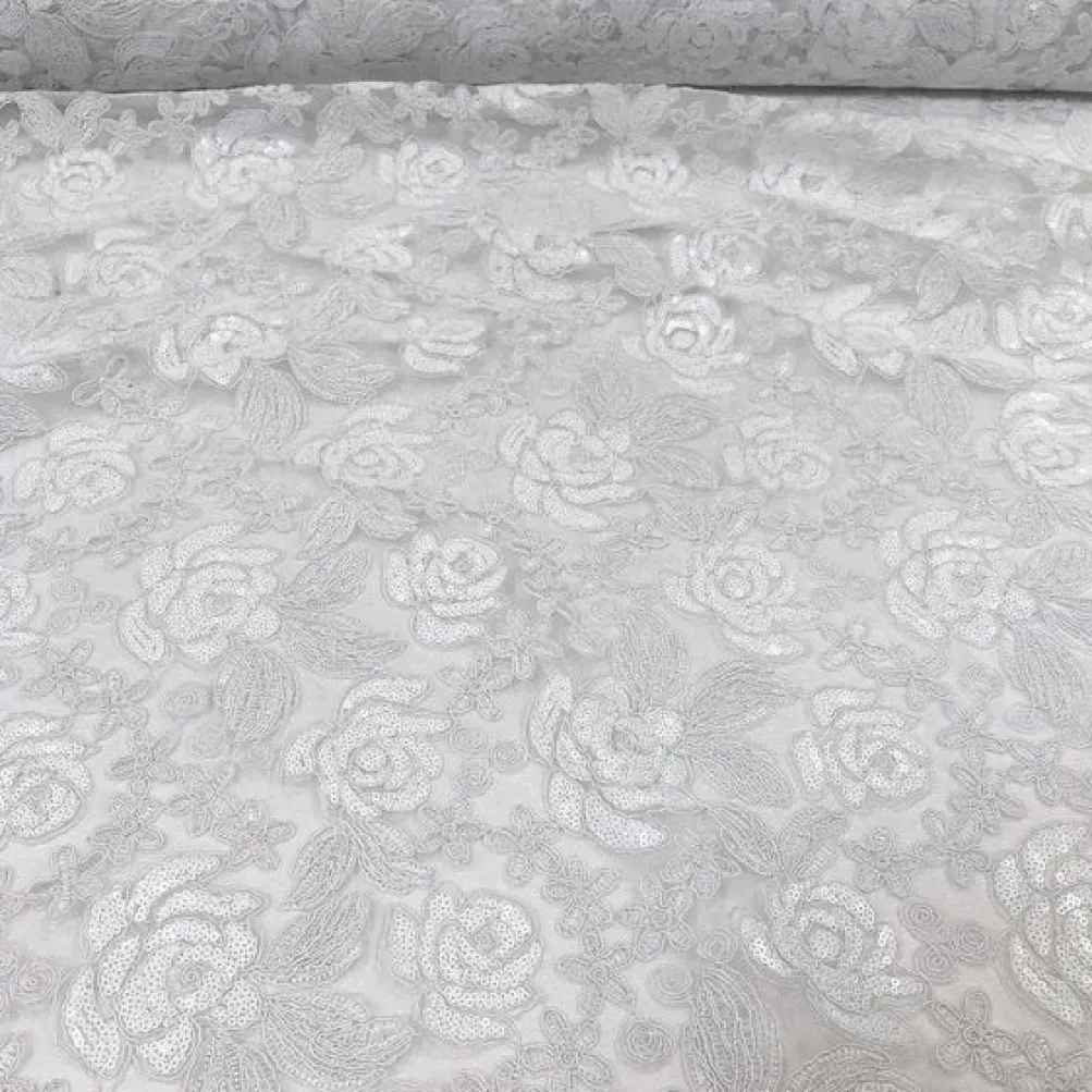 Valentina Lace (w/ Poly Lining) Table in White