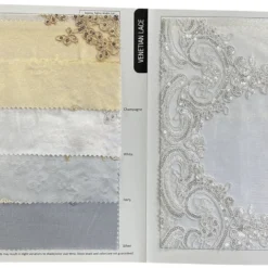 Venetian Lace Table Linen in Taupe