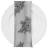 Venetian Lace (w/ Poly Lining) Table Napkin in Grey