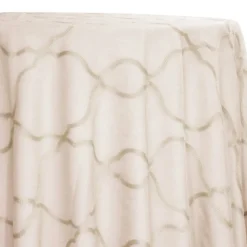 Vertigo Sheer Table Linen in Ivory