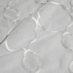 Vertigo Sheer Table Linen in White