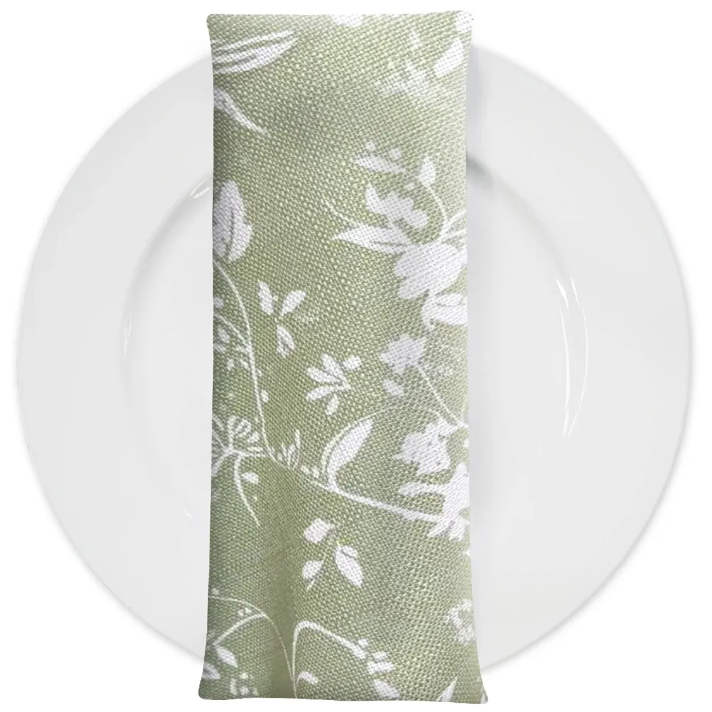 Vintage Butterfly (Slub Print) Table Napkin