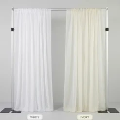 Voile Drapery Panel in Ivory