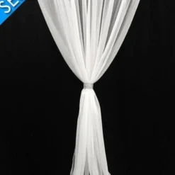 Voile Drapery Panel in Pink 37