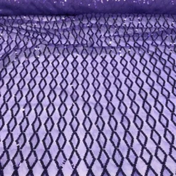 Vortex Sequins Table Runner in Purple