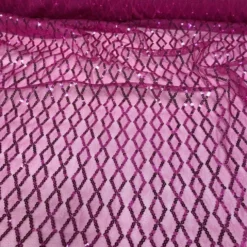 Vortex Sequins Table Runner in Fuchsia