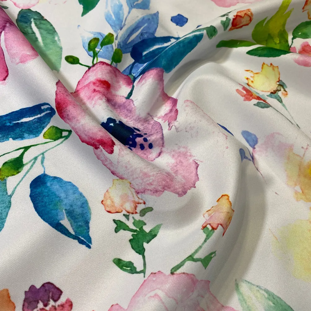 Watercolor Bouquet (Poly Print) Table Runner