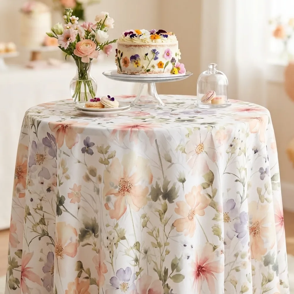 Wildflower Garden (Poly Print) Table Linen