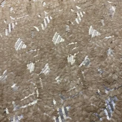 Zenya Sequins Table Runner in Champagne