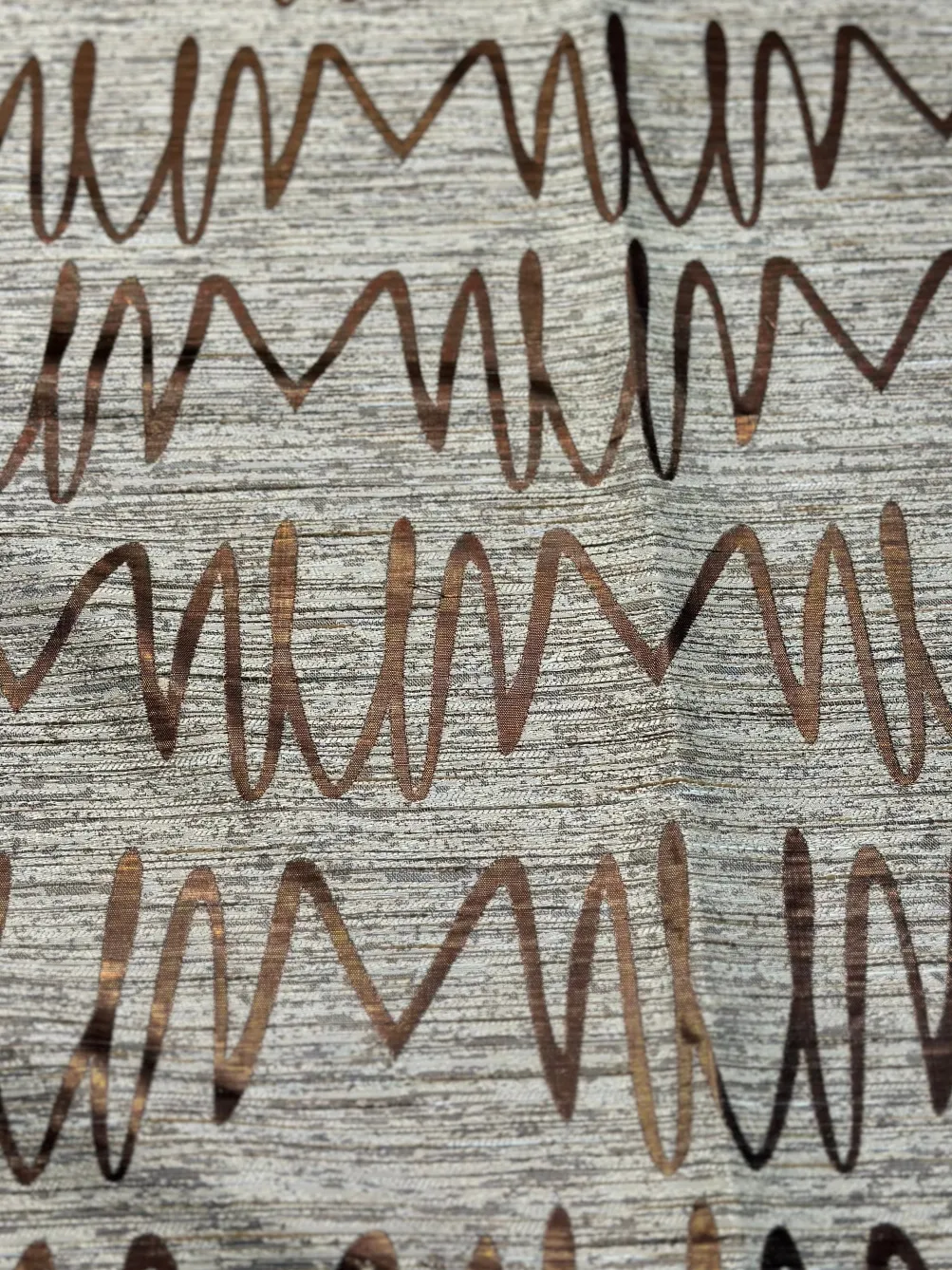 Zion Jacquard Table Linen in Copper