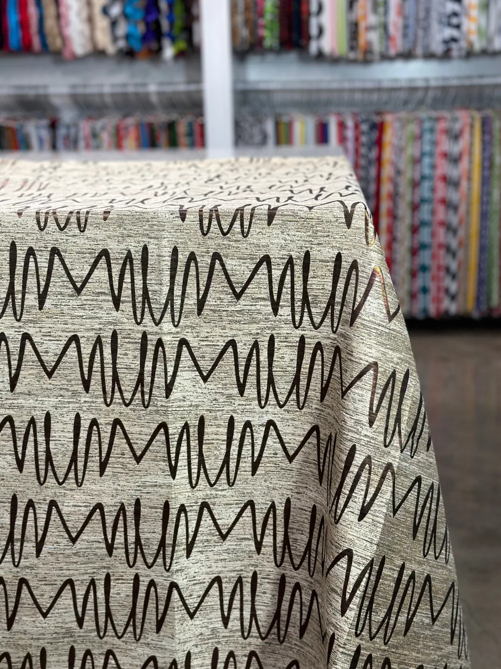Zion Jacquard Table Linen in Copper